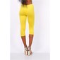 Basic womens Capri leggings yellow
