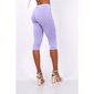 Basic Damen Capri Leggings Flieder