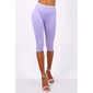 Basic Damen Capri Leggings Flieder