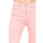 Damen Skinny Stretch Jeans Röhrenjeans Rosa