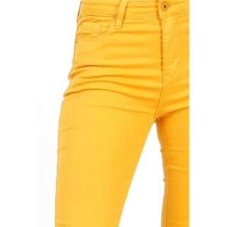 skinny stretch jeans mustard yellow 