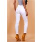 Skinny womens drainpipe jeans in 5-pocket style white
