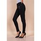 Sexy skinny womens jeans with zips black UK 12 (M)