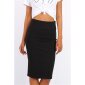 Elegant womens pencil skirt black