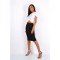 Elegant womens pencil skirt black