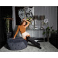 Sexy Damen One-Shoulder Rippstrick Body-Shirt Bronze