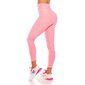 Damen High Waist Sporthose Sport Leggings Rosa
