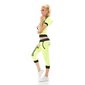 Womens Crazy Age sport set jogging suit neon-yellow/black