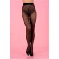 Sexy womens nylon pantyhose tights with glitter pattern black