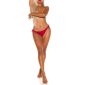 Sexy Brazilian cut bikini bottom panty to tie beachwear wine-red
