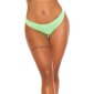 Sexy semi-transparent womens briefs panties underwear light green