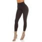 Sexy Damen Highwaist Shaping Leggings Bauchweg Schwarz