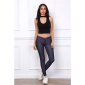 Sexy womens skinny drainpipe jeans dark blue