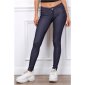 Sexy womens skinny drainpipe jeans dark blue