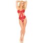 Sexy 2 pcs womens Christmas lingerie set with bow red