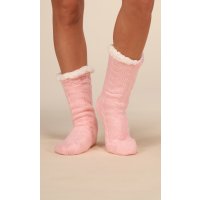 Thick and warm womens socks for winter pink