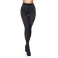 Trendy Damen Strumpfhose mit Muster 90 den Schwarz