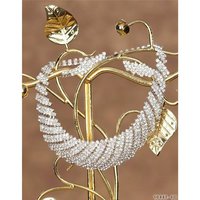 Precious rhinestone set necklace & earrings