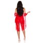 Sexy 3 pcs womens lace lingerie set negligee set red