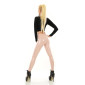 Damen Lack-Leggings Latex-Optik Wetlook Clubwear Rosa 34/36 (S/M)