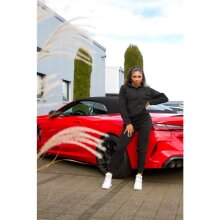 Womens loungewear set hoodie + trousers black