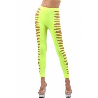 Sexy clubwear leggings with cut-outs at the sides...