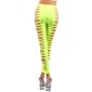 Sexy Clubwear Leggings mit Cut-Outs an den Seiten Neon Gelb