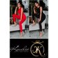 Eleganter ärmelloser Damen Overall Jumpsuit Rot