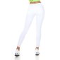 Womens skinny drainpipe jeans with decorative bows white