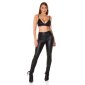 Womens triangle soft bra made of lace without wires black