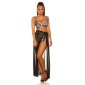 Sexy womens strappy bikini top to tie snake