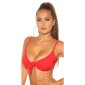 Sexy Damen Bikini Oberteil Träger zum Binden Rot