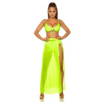 Sexy Damen Bikini Oberteil Träger zum Binden Neon Grün