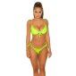 Sexy Damen Bikini Oberteil Träger zum Binden Neon Grün