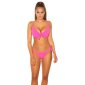 Sexy Damen Bikini Oberteil Träger zum Binden Neon Pink