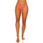Sexy womens Brazilian tanga bikini bottom neon-coral