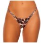 Sexy womens Brazilian tanga bikini bottom in leopard look UK 14 (L)