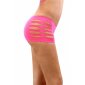 Sexy Gogo Hotpants Panties mit Cut-Outs Clubwear Neon Pink Einheitsgröße (34,36,38)