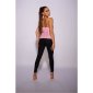 Glamour Damen Party Pailletten Trägertop Rosa