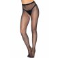 Leg Avenue Damen Strass Netzstrumpfhose mit offenem Po Schwarz
