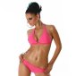 Sexy Neckholder Push-Up Bikini Beachwear Pink 36 (M)