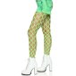 Sexy womens fishnet tights pantyhose festival neon-green