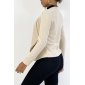 Eleganter Damen Blazer Jäckchen tailliert Beige
