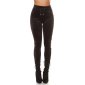 Trendy womens velvet lounge track pants black