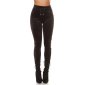 Trendy womens velvet lounge track pants black UK 10/12 (S/M)