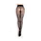Sexy Ballerina womens nylon tights with pattern black UK 8/10 (S/M)
