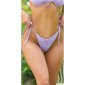 Sexy Damen Brazilian Tanga Bikinihose zum Binden Flieder