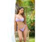 Sexy Damen Brazilian Tanga Bikinihose zum Binden Flieder