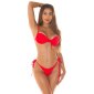 Sexy Damen Brazilian Tanga Bikinihose zum Binden Rot