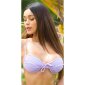 Sexy Damen Bügel Bikini-Oberteil ohne Polster Flieder